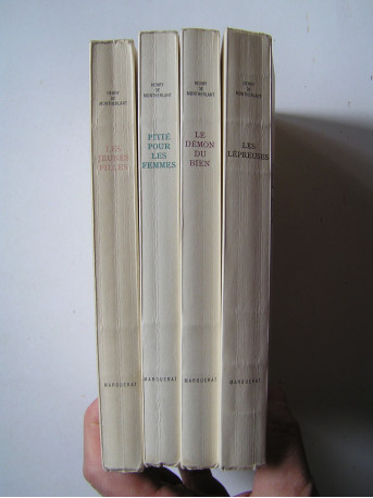 Henry de Montherlant - Les jeunes filles. Cycle complet des 4 volumes.