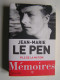 Jean-Marie Le Pen - Fils de la Nation. Mémoires. Tome 1.