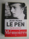 Jean-Marie Le Pen - Fils de la Nation. Mémoires. Tome 1.